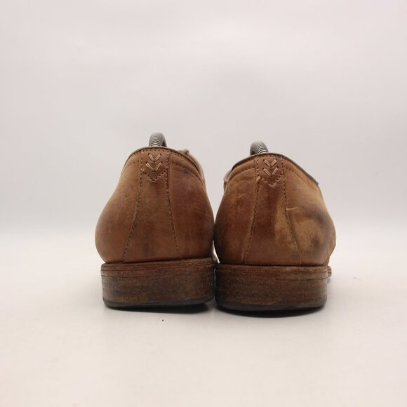 John Varvatos Men\'s Size UK 10.5 Brown Leather Dress Shoes Handmade in Italy main image 5